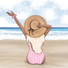 Load image into Gallery viewer, Beachside serenity - digital illustration
