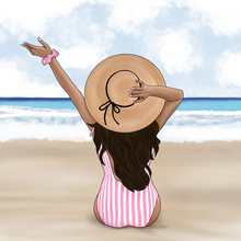 Load image into Gallery viewer, Beachside serenity - digital illustration
